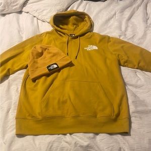 North Face Hoodie and Hat